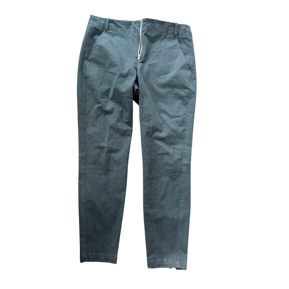 A.L.C. Black Zip Front Ankle Zip Career Pants Womens Size 10